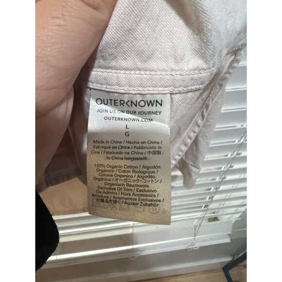 Outerknown Long Sleeve Button Up Shirt -‎ Size L - Picture 4 of 6